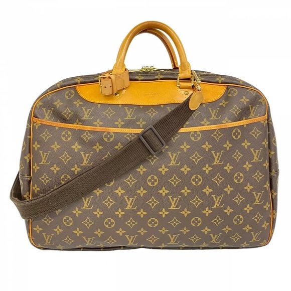 Authentic Louis Vuitton Alize 24 monogram suitcase travel bag with strap unisex - Picture 1 of 12